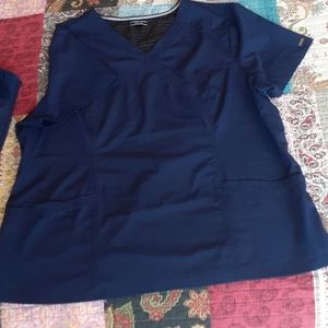 Navy scrubs by Elle 2x/2xp